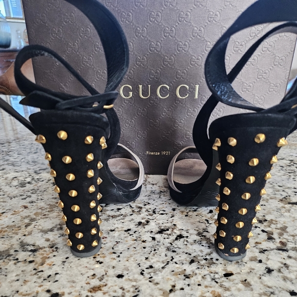 Gucci Madison Studded heel sandals - Picture 5 of 14